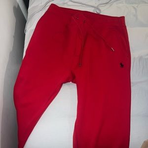 Red Polo Ralph Lauren Sweatpants . Only worn twice. Size small